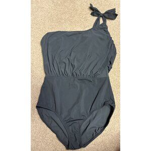 Hermoza One Shoulder One Piece Swimsuit Size 8 NWT RARE Suit Design